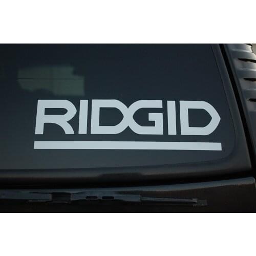 For Ridgid Sticker Vinyl Decal Tool Box Truck Gun Safe Car Choose Size To2V429 Styling