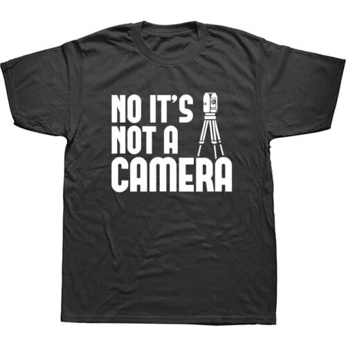 Funny Surveying Graphic Fashion New Cotton Short Sleeve Land Surveyor Gifts T Shirts O-Neck Harajuku T-shirt