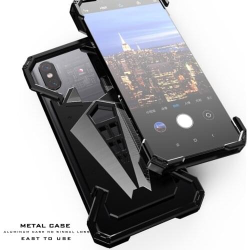 2018 Hot Luxury Shockproof Aluminum Metal Armor Case For Xiaomi Mi 8 M8 Mi8 Aluminium Bumper Case Metal Frame Cover Mi 8