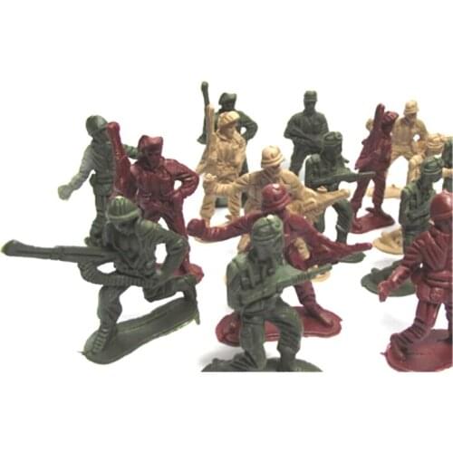 50Pcs 5cm For Children Plastic Soldier Model World War II Soldier Military Toys Best Birthday Christmas Gifts For Boys Toys