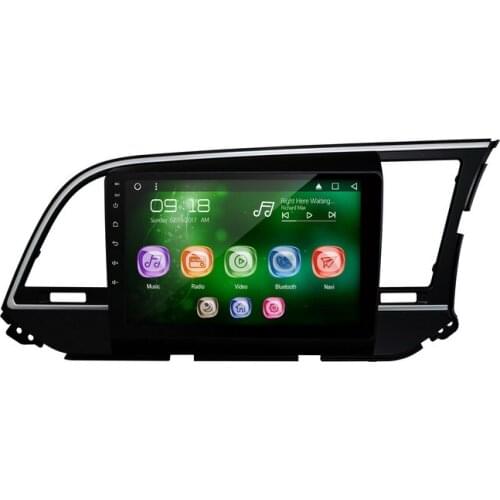 Allways 9" IPS Screen Android 9.0 Octa-core Ram 2GB Rom 32GB Car Multimedia for Hyundai Elantar (RHD) 2017 with 2.5D Touch