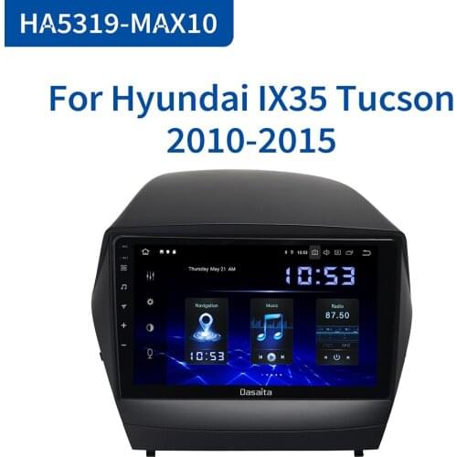 Dasaita 9" Radio Android 10.0 Multimedia Player Car Radio Player Stereo for Hyundai IX35 2009-2015 USB 64G Ram 1080p Video 1 Din