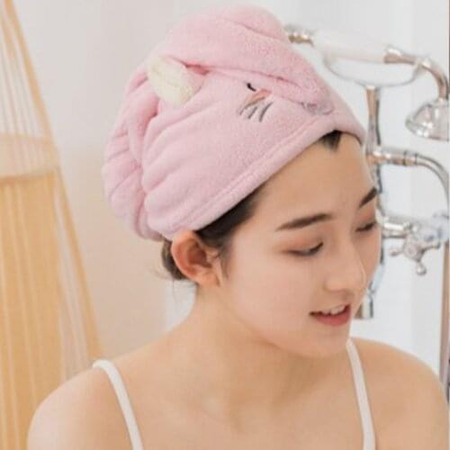 Bath Towel Hooded Cat Bath Towel For Newborn Kid Super Soft Dry Hair Cap For Boy Girl Absorbent Headscarf