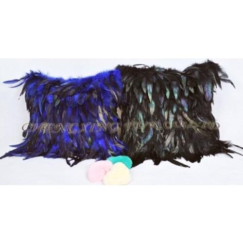Free Shipping CX-D-70A Hot Selling Notify High Quality Real Feather Cushion Cover
