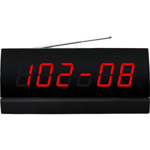 SINGCALL Wireless Paging System,Service Calling System, APE2500 Display Receiver, Show Both Letters and Digits