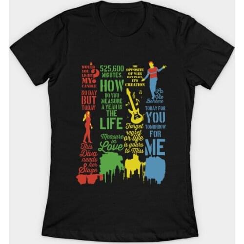 Rent Best Quotes Tshirt Rent Musical Womens T-Shirt