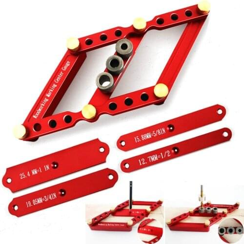 Round Dowel Puncher Jig Woodworking Splicing Hole Opener Drilling Locator Guide Scribe Line Marking Gauge Joinery Carpenter Tool