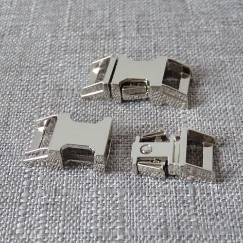 5Pcs 10mm Metal Buckle Hardware For Bag Backpack Dog Cat Collar Paracords Necklace Bracelet Garment Sewing DIY Accessory Clasp