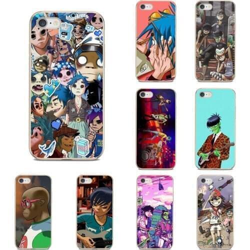 Soft Transparent Shell Covers Gorillaz Music Cartoon For Huawei Honor 4C 5C 6C 7 8 9 10 7A 7C RU 5.45 5.77 9X Pro 10i Lite