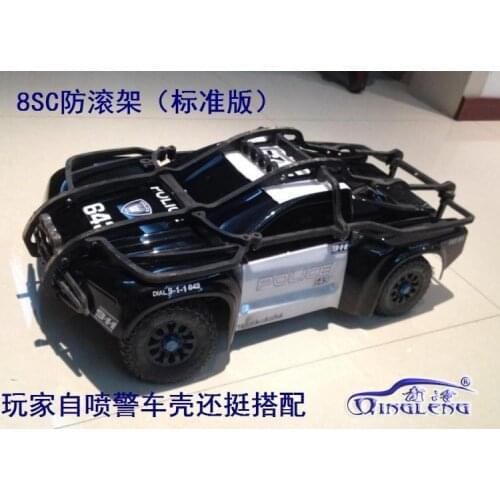 Very Sturdy HOBAO/OFNA 1/8 8sc Short truck Nylon Roll cage Protect shell body frame 8sc shell light stand