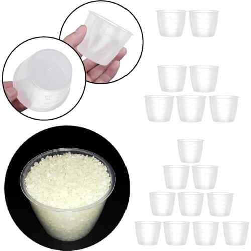 2/5/10Pcs 160ml Measuring Cups Clear Scale Plastic Water Rice Storage Measure Cup Kitchen Accessories Cooking Tools for Cookers