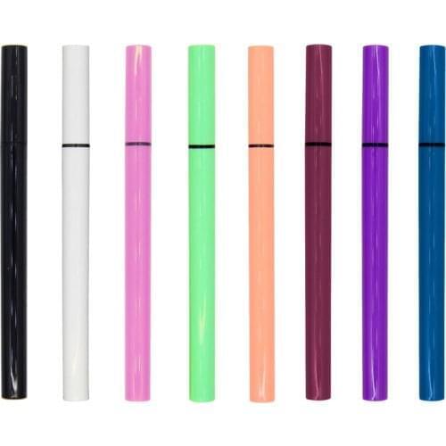 1Set 8Colors Self Adhesive Eyeliner for False Magnetic Eyelashes Lashes Glue Lashes Quick Dry Glue Eyelash Eyeliner Pen