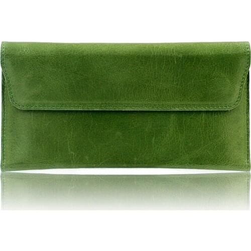 RanHuang New 2017 High Quality Women Genuine Leather Wallets Long Design Ladies Vintage Wallets Thin Card Holder Red Purses A875