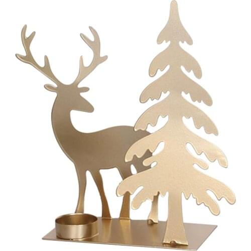 Nordic Warm Golden Aroma Candlestick Decors Creative Table Desk Decoration Candlestick Small Decors