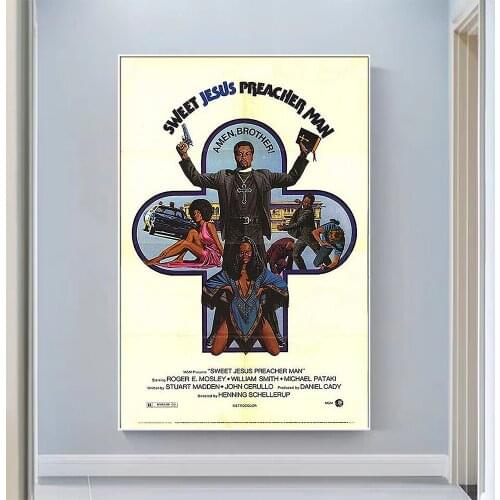 V0997 Sweet Jesus Preacher Man Vintage Classic Movie Wall Silk Cloth HD Poster Art Home Decoration Gift