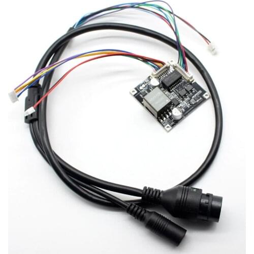 Input 44-57V 38*38mm cctv ip camera poe module PCB board output DC 12V with IP cable
