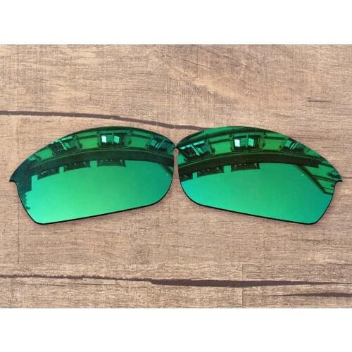 Vonxyz Jade Mirror Polarized Replacement Lenses for-Oakley Flak Jacket Frame