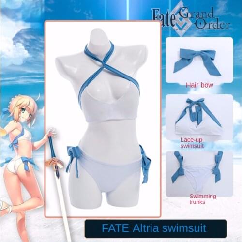 Anime Fate Altria Cos Swimsuit Cosplay Suit Female Swimsuit Anime C Suit