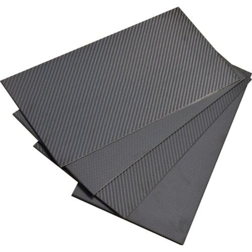 0.25mm-6.0m 2500mm X 100mm 3K Matt Surface Plain Twill Weave Carbon Plate Panel Board Sheets High Composite Hardness Material