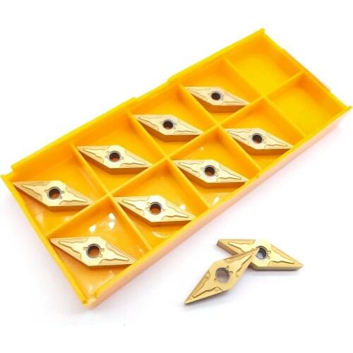 10PCS VNMG160404 MA UE6020 Carbide Inserts Internal Turning Tool VNMG 160408 MA UE6020 CNC Lathe Cutting Tool Knife Blades