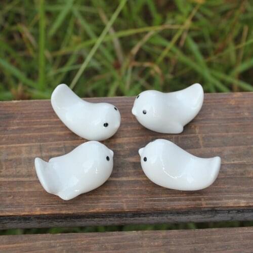 100pcs Cute Ceramic bird Shape Chopstick Stand Rest Spoon Holder Tableware Storage Rack for Kitchen Chopsticks Holder NO483