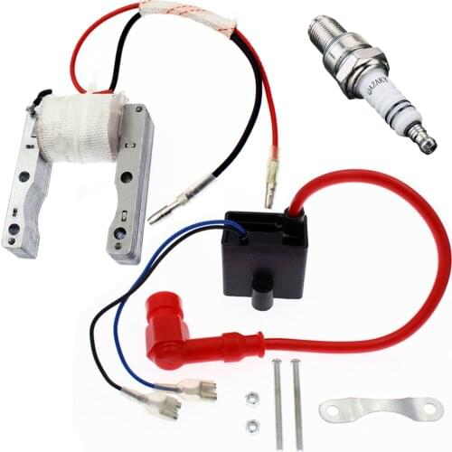 2-Wire Magneto Coil CDI Ignition Coil 49cc - 50cc 60cc 66cc 80cc 2-stroke Engines Motorized Bicycle Motor Bike ATV Quad Scooter