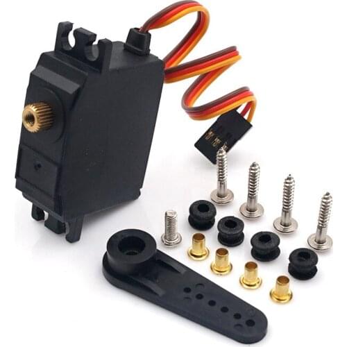 3/5Set Wltoys 12428 12423 RC Car Servo 12428-0120 Upgraded Brushless Three-wire Servo Metal Gear for FY-01 FY-02 FY-03 FY-04