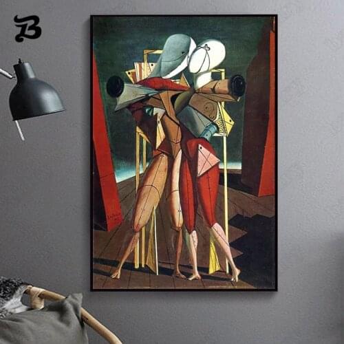 Abstract Classical Canvas Painting Wall Art On Posters and Prints Irregular Pattern Figures Wall Picture for Living Room Decor