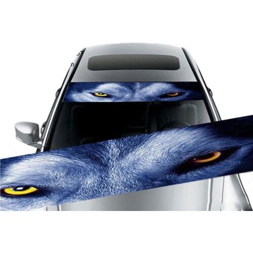 Car Front Windshield Sticker 3D Stereo Car Stickers Shade Rear Car Stickers Front File Stickers For Car Auto Decorative Stickers