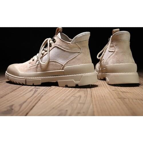 Botas Combat Boots Men Boot Leather Man For Winter Cowboy Mens MEN ANKLE BOOTS Safety Boty Mens Protective Work