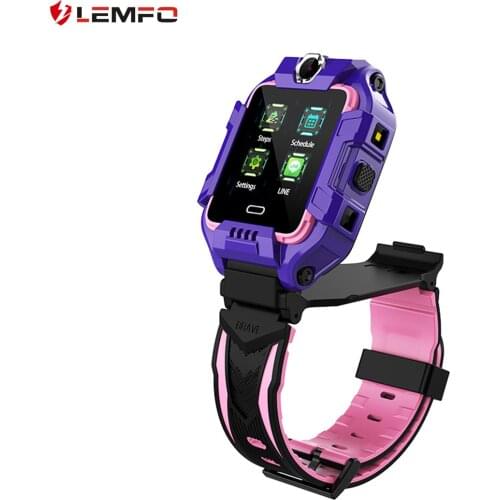 LEMFO Y99 4G Childrens Smart Watch BT Video Voice Call GPS Positioning Steps SOS Emergency Cal Dual Camera Smartwatch for Kids