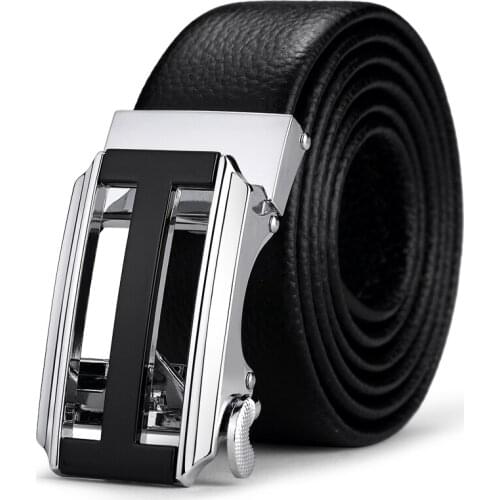 WILLIAMPOLO brand designer leather mens leather strap automatic buckle belt 078p
