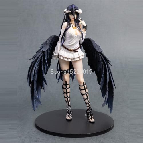 27cm Overlord Albedo So-Bin Anime Figure Overlord III Albedo Action Figure 642# Albedo Figurine 631# Ainz Ooal Gown Figure Toys