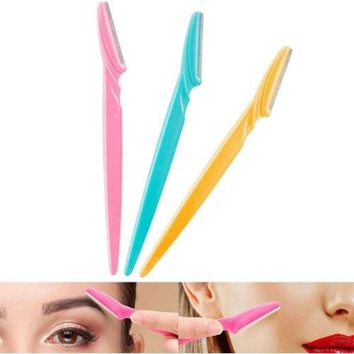 High Quality 3 pcs/Set Eyebrow Shaping Knife Kit 1 General Unisex Eyebrow Trimming Beauty Tool Eyebrows