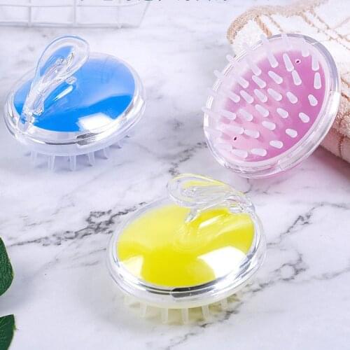 Comb Handheld Scalp Shampoo Massage Brush Washing Comb Shower Head Hair Mini Head Meridian Massage Tooth Cepillo Pelo
