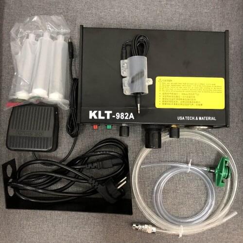 KLT-982A Auto Dispense Glue Tool For Frame ,for X Mobile Phone Frame Repair Dispense Glue Machine 220V/110V Voltage
