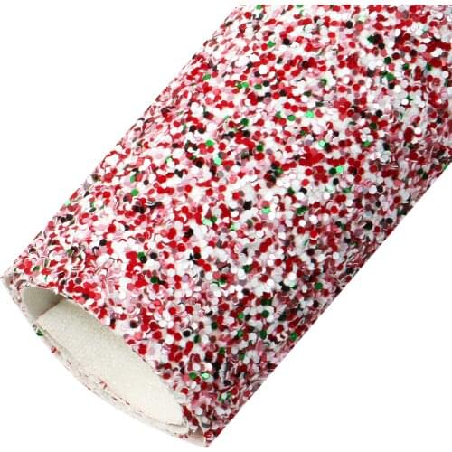 20*33cm Chunky Glitter Multicolor Sequin Mixed Faux Synthetic Leather For Bows Home Decoration Craft DIY Accessory кожа1Yc18043