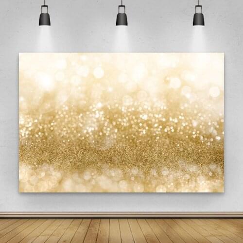 Laeacco Fantasy Glitters Light Bokeh Golden Photo Backdrop For Dreamy Wedding Love Birthday Party Photo Background For Photozone