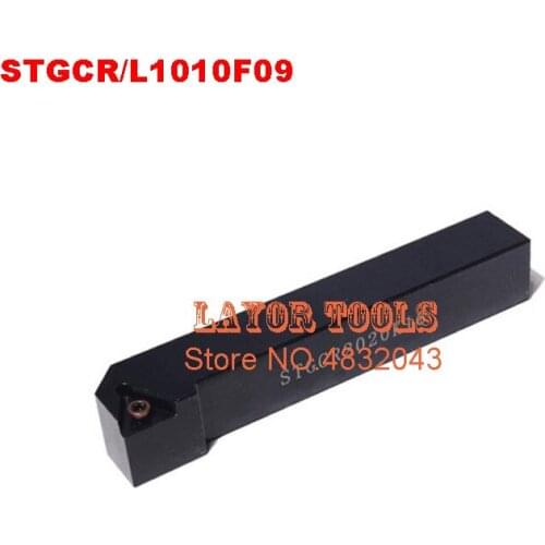 STGCR1010F09 10*10mm Metal Lathe Cutting Tools Lathe CNC Machine Turning Tools External Turning Tool Holder S-Type STGCR