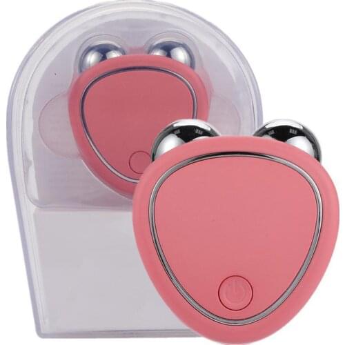 Microcurrent Roller Face Lifting Massager With USB Charging Cable Skin Tightening Anti Lift Care Beauty Device