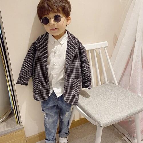 Boys Blazer Jacket Gentleman Kids Violin Dance Show Performence White Jacket Children Formal Wedding Birthday Party Jacket