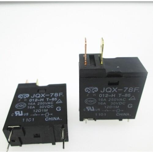 NEW microwave oven 12V relay JQX-78F-012-H JQX-78F 012-H JQX78F 012H JQX78F012H 12VDC DC12V 12V 16A 250VAC DIP4