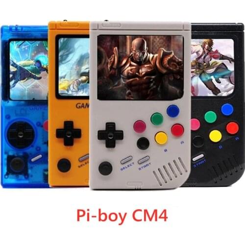 New Retro LCL-Pi Boy For Gameboy Video Game Console Raspberry Pi 4+ 3.5 Inch Screen Handheld Game Player Built-in 10000 Games