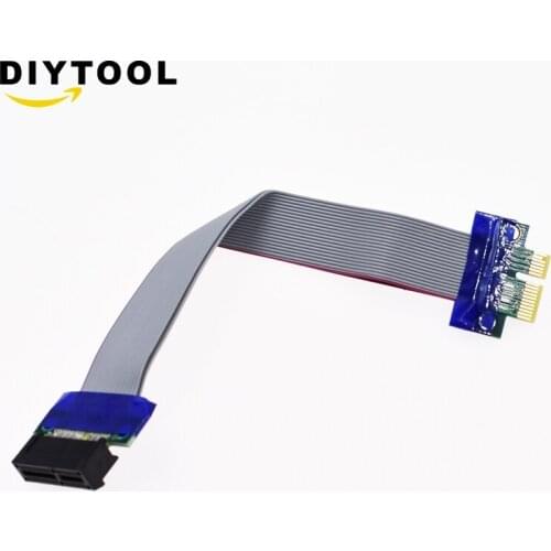 PC PCIE 1X 4X 8X 16X Pro Riser Card Ribbon DURABLE Extender Extension Cable