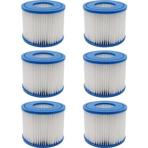 Size VI Replacement Filter Cartridge for Bestway VI Flowclear Lay-Z-Spa - Miami Vegas Palm Springs Paris Monaco