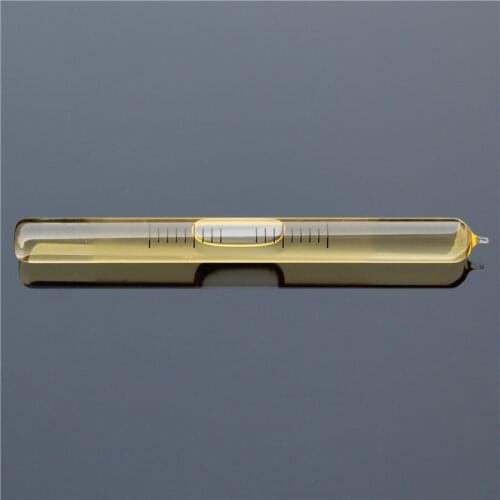 HACCURY Glass tube level Bubble blister Long Glass Spirit Level 10x105mm