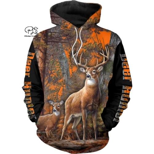 Men Unisex Deer hunting Bow Hunter print 3d hoodies tree Sweatshirts zipper jacket tracksuit women Pullover harajuku streetwear