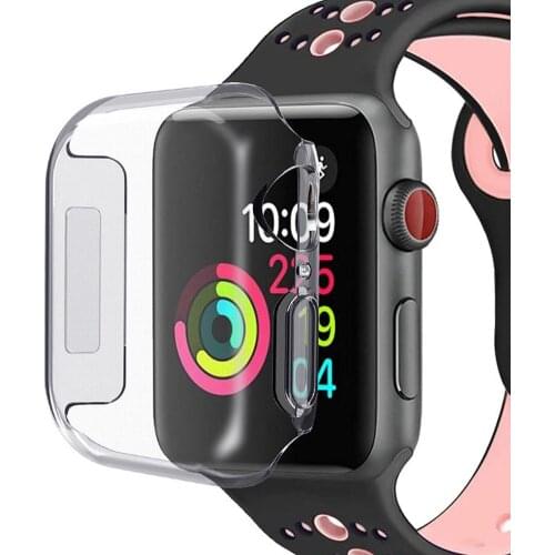 Ultra-thin Hard PC Screen Protective Case Cover Shell Frame Protector for Apple Watch iWatch Series 4 38mm/40mm/42mm/44mm