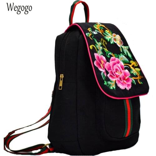 Женские черные рюкзаки Wegogo China At AliExpress