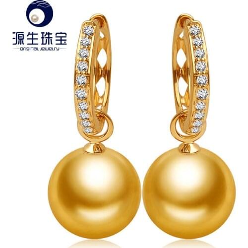 [YS] Hot Sale Fashion Earring 10-11mm AAA Quality South sea Pearl Drop Earrings